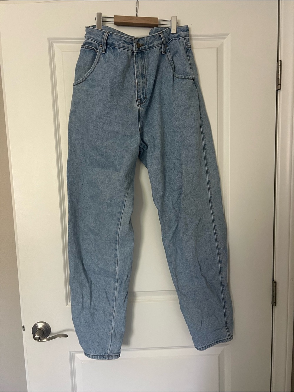 Fashion Nova Light Blue High-Rise Denim Jeans